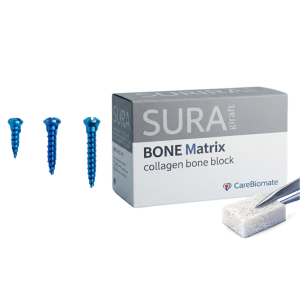 SURA Bone Matrix Collagen Bone Block Offer | Free GBR Fixation Screws & Kit Rental
