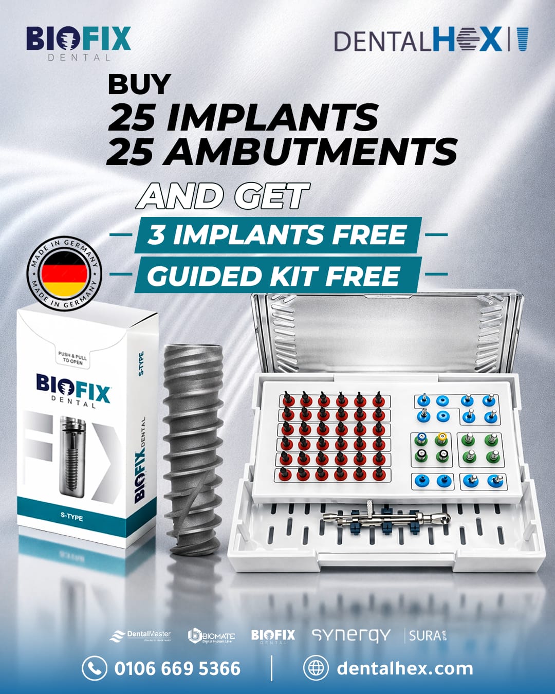 Biofix Implant Offer – 25 Implants + 3 Free Implants + Free Guided Surgical Kit